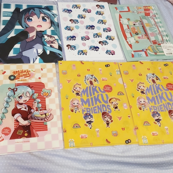 Other - $3 Each - Anime Clear Files Assortment